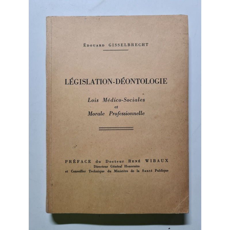 Législation-Déontologie