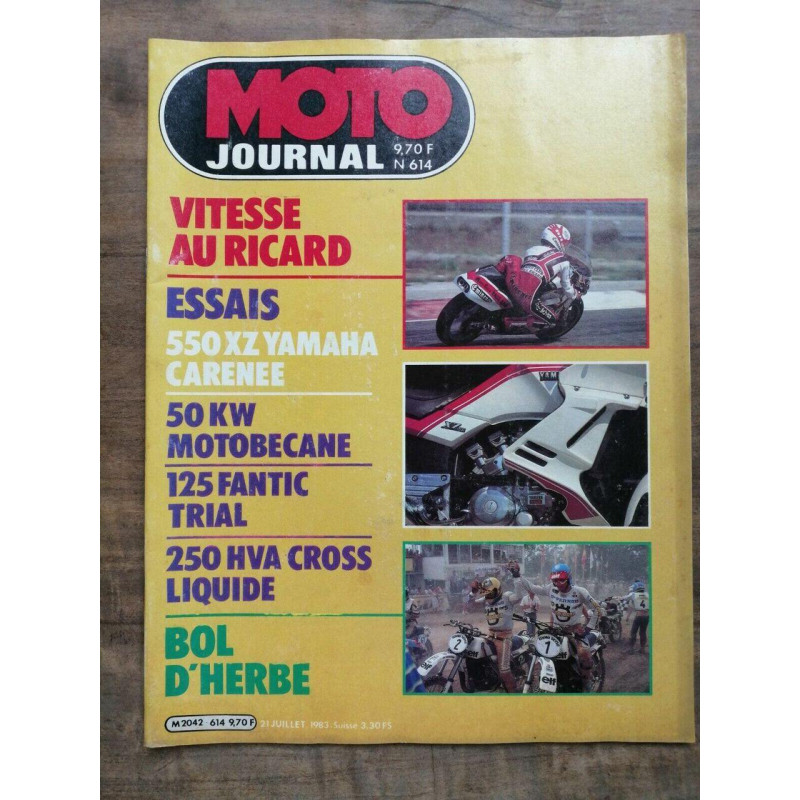 Moto Journal Nº 614 21 Juillet 1983