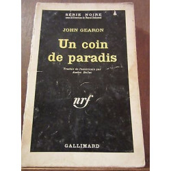 un coin de paradis Gallimard Série Noire n772