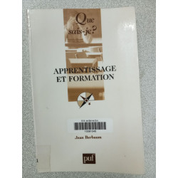 Apprentissage et formation