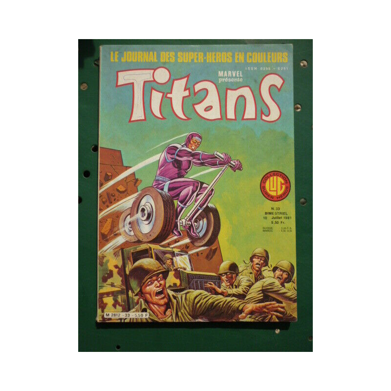 Titans Mensuel n33 Editions lug juillet 1981