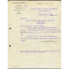 Facture 1925 MAIRE SCHOEN à Mulhouse