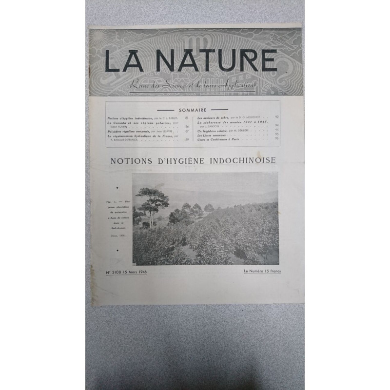 La nature n° 3108 / Mars 1946