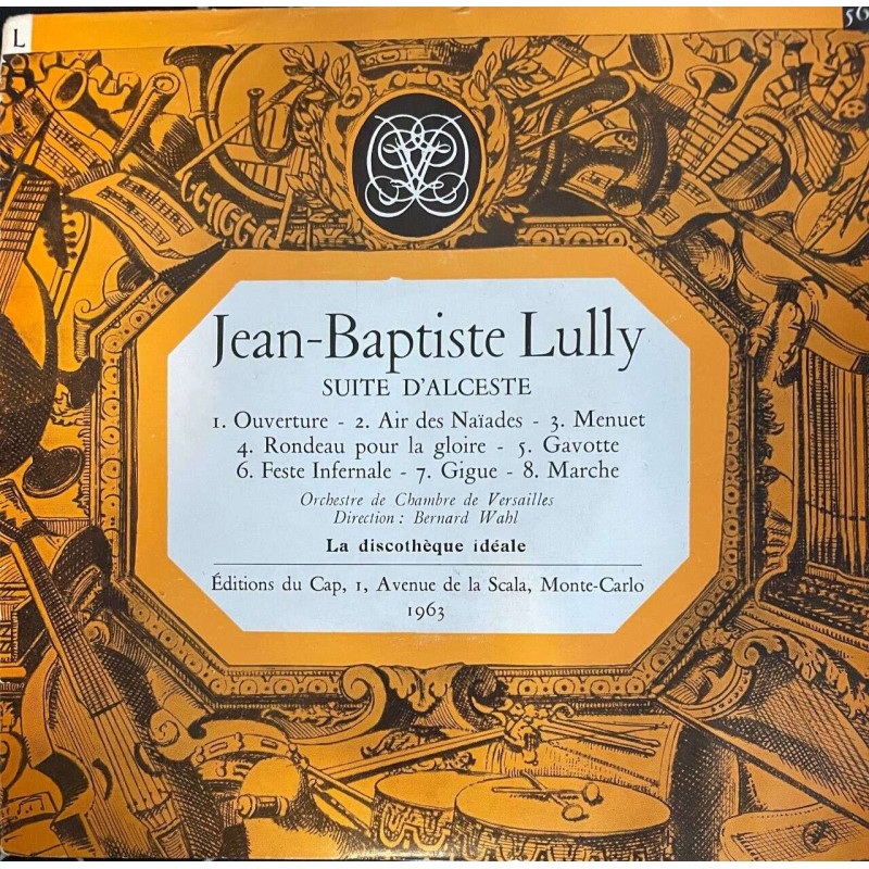Jean-Baptiste Lully SUITE D'ALCESTE