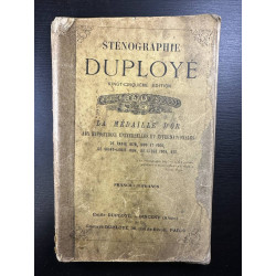 Sténographie Duploye vingt-cinquieme edition