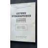 Lectures sténographiques Littératures Economiques Sociales