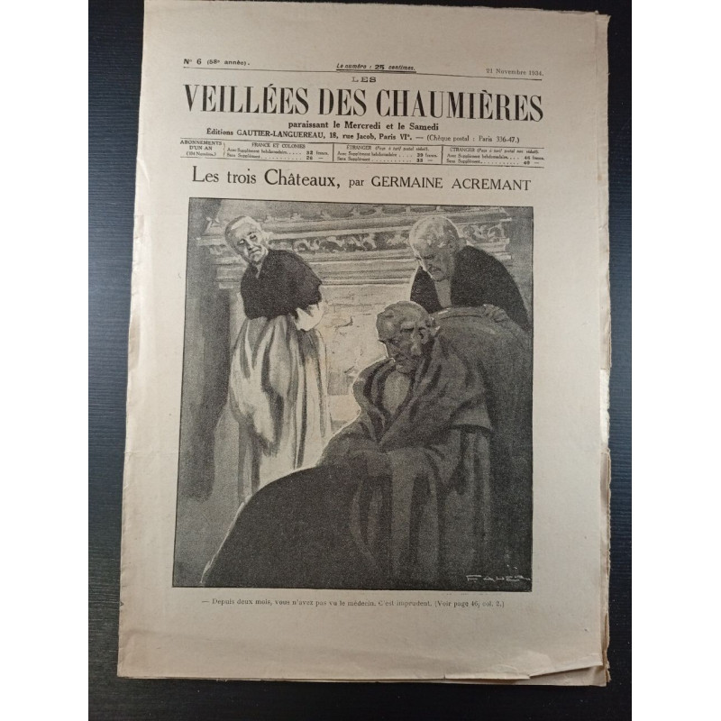 Les veillées des chaumières n°6 58e année