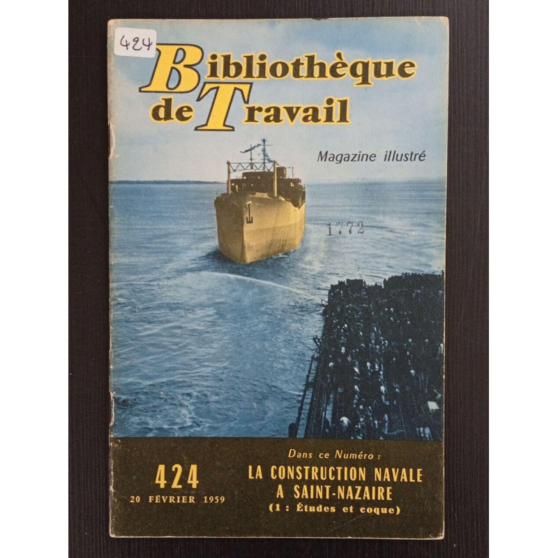 Revue Bibliothèque de Travail N° 424
