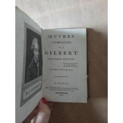 œuvres Complètes de Gilbert Tome 1 jusseraud