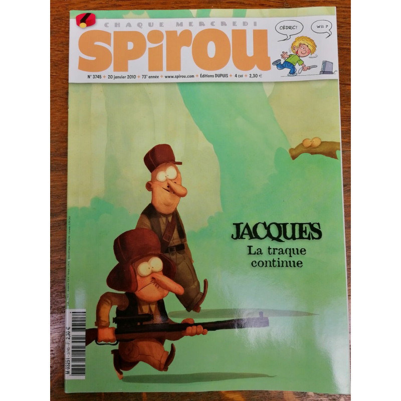 Spirou n3745 Jacques La traque continue