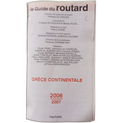 Le guide du routard Grèce continentale