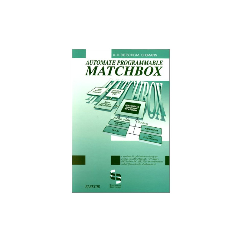AUTOMATE PROGRAMMABLE MATCHBOX. Avec disquette