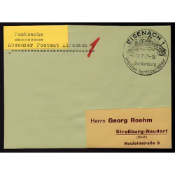 Postsache Absender Postamt EISENACH 1 du 220743