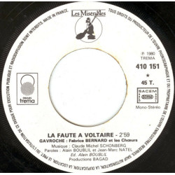 Les Misérables - La Chanson De Gavroche