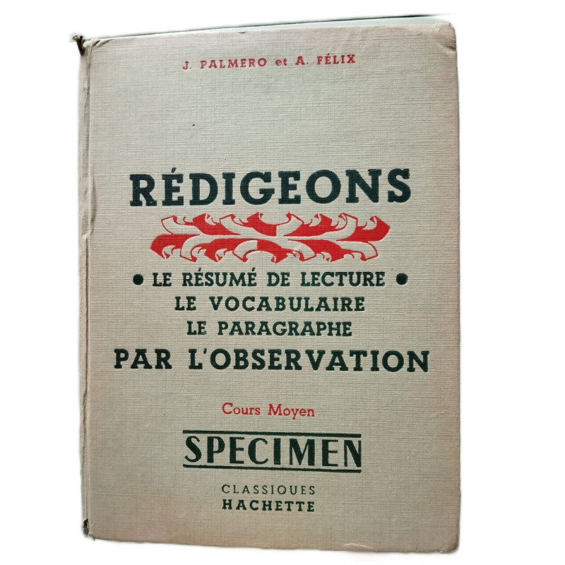 Redigeons le vocabulaire et la construction de phrases par...