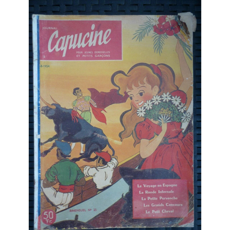 Journal Capucine pour jeunes demoiselles et petits garçons du n25...