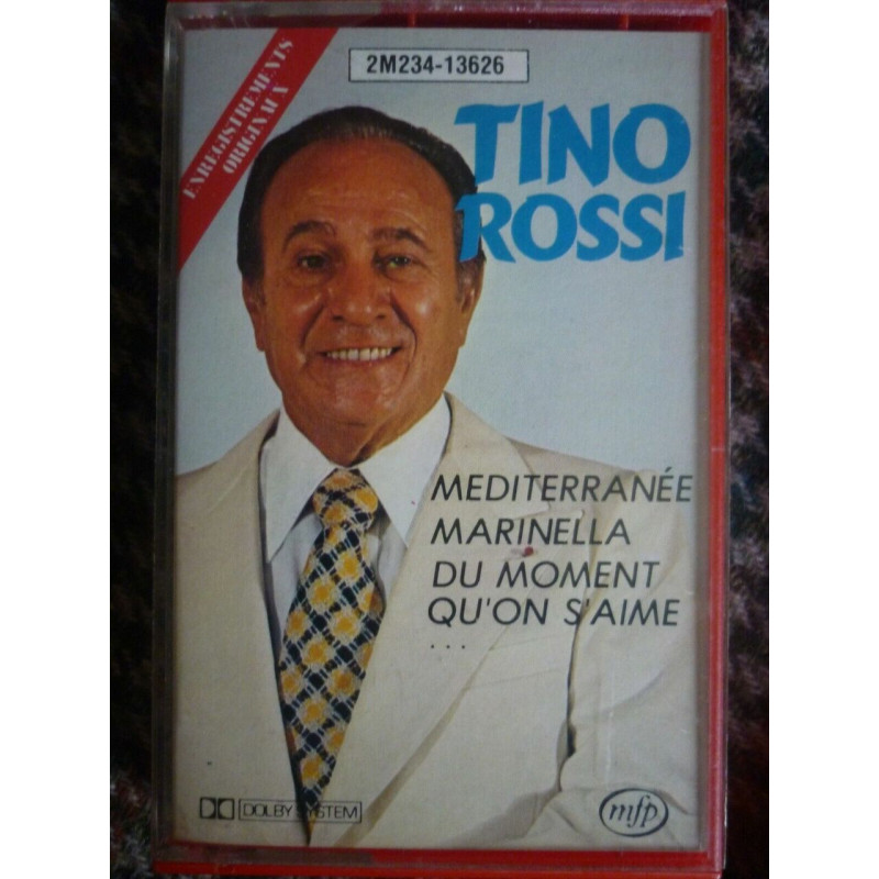 Tino Rossi Méditerranée Cassette Audio-K7 Mfp-EMI 2M234-13626