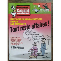 Les Dossiers du Canard enchaîné Nº145 Tout reste affaires Octobre 2017