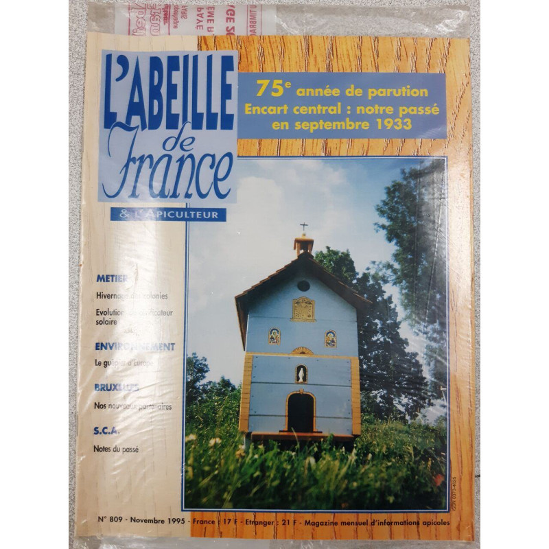 Revue L'abeille de France n° 809