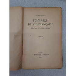 Construire : Foyers de Vie Française - Etudes et Chroniques