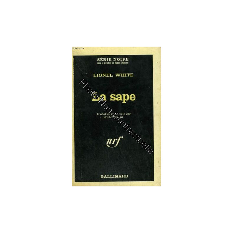 La sape. collection : serie noire n° 1014