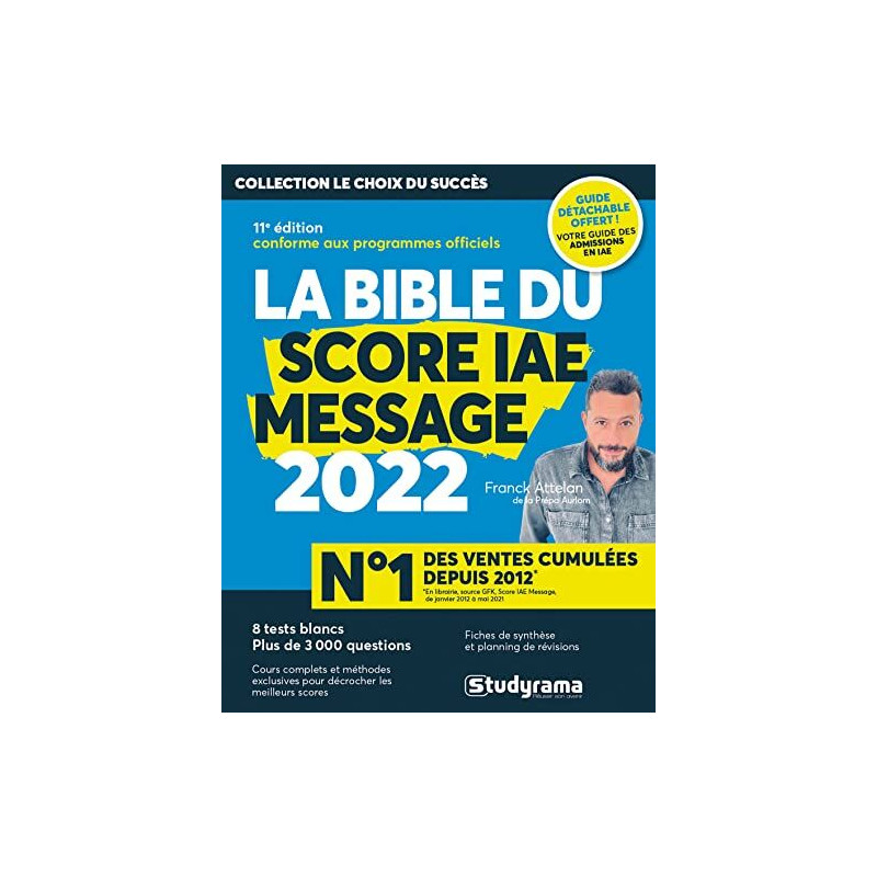 La bible du score IAE message 2022: 11e édition La bible du score IAE message 2022: 11e édition