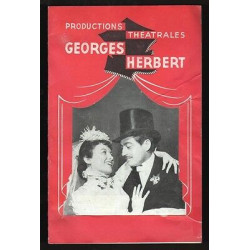 Les Productions Théâtrales Georges HERBERT 1954 1955