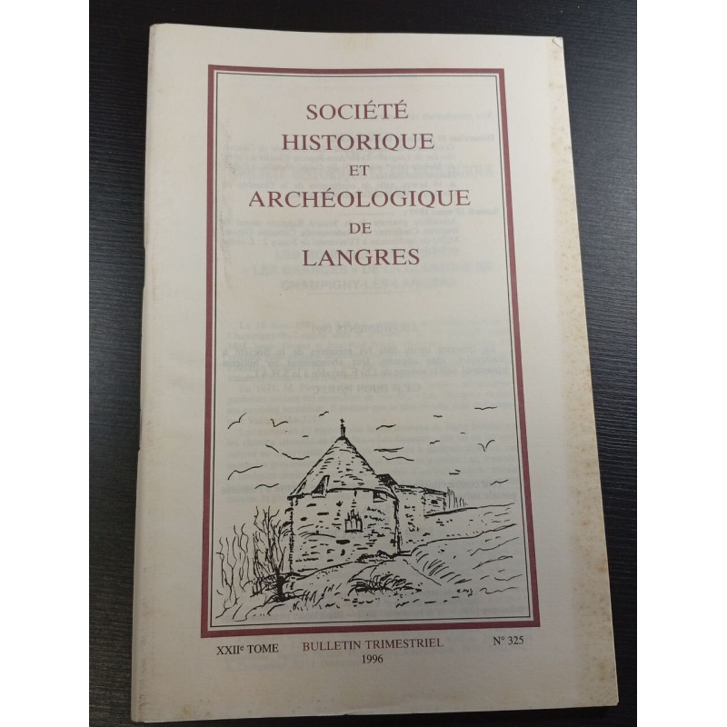 Société Historique et Archéologique de Langres n°325