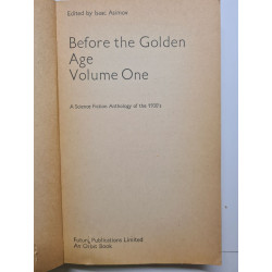 Before the golden age volume on
