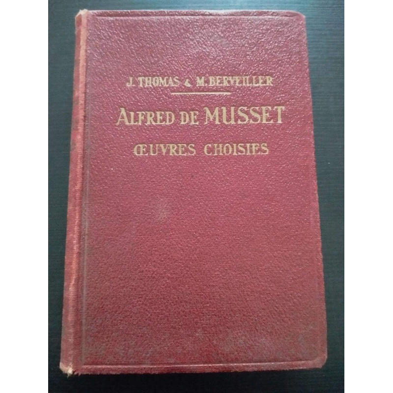 Alfred de musset oeuvres choisies