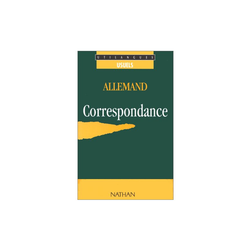 Allemand: Correspondance