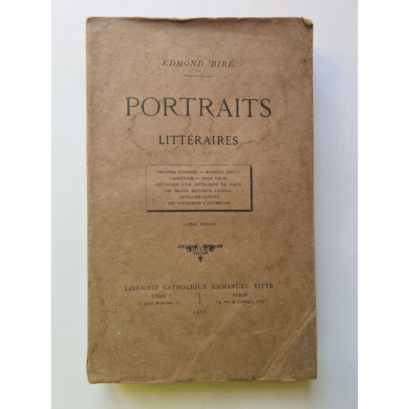 Portraits littéraires