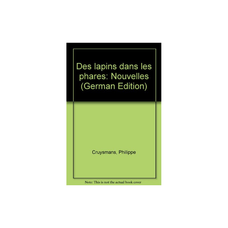 Des lapins dans les phares: Nouvelles