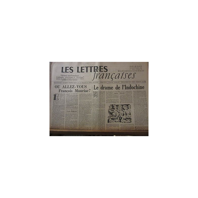 Les Lettres Françaises n82 17 Novembre 1945 paulhan peynet effel...