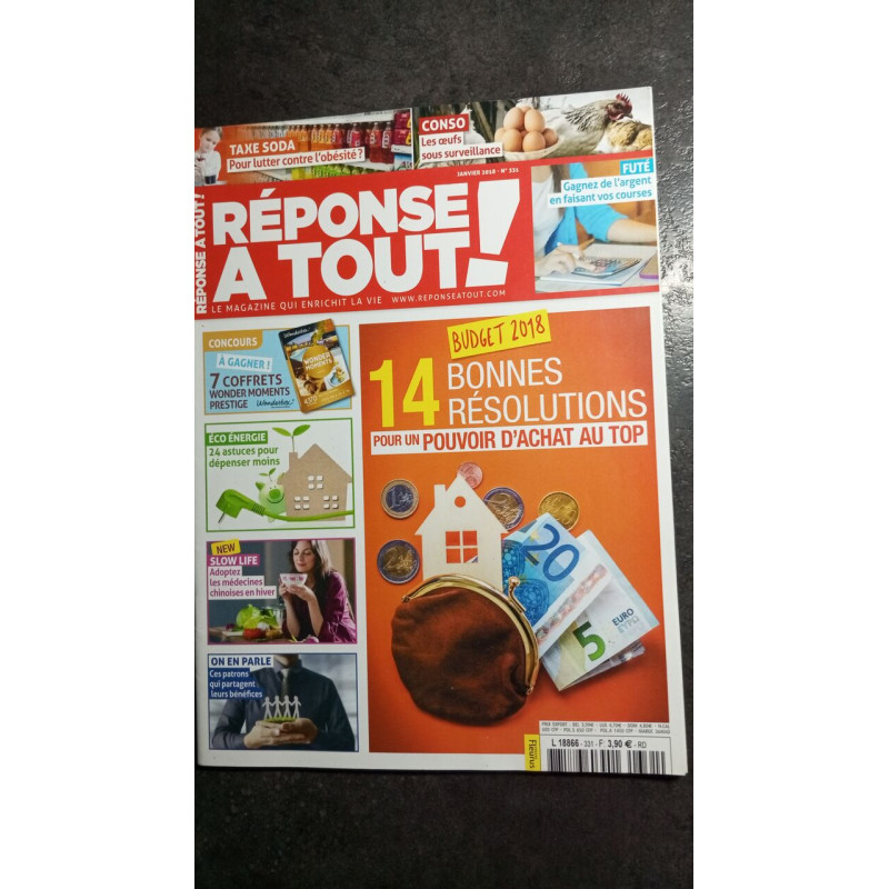 Réponse á tout! nº 331