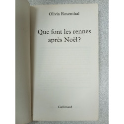 Que font les rennes après Noël 
