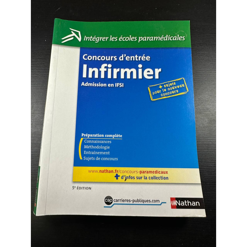 CONCOURS D'ENTREE INFIRMIER -ADMISSION EN IFSI- INTEGRER LES...