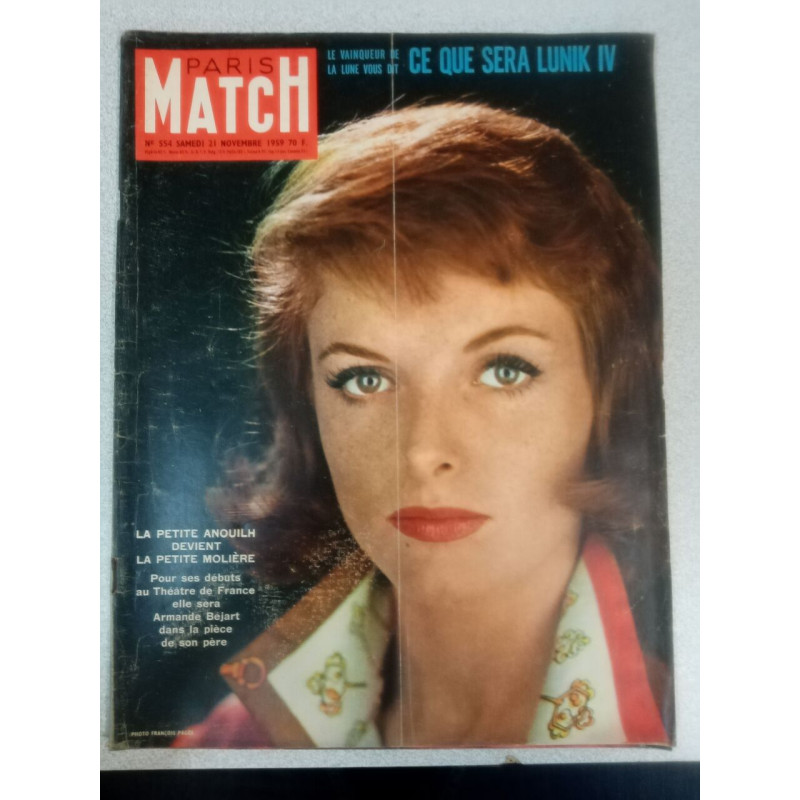 Paris Match N.554 - Novembre 1959