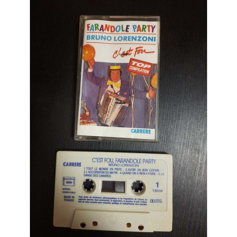K7 Audio : Bruno Lorenzoni - Farandole Party : C'est Fou