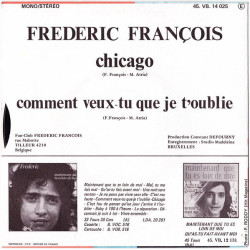 Chicago / Comment Veux-tu Que Je T'oublie