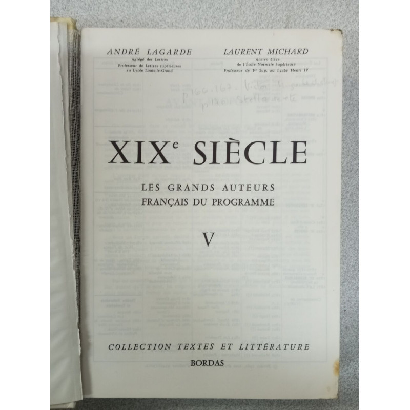 XIXe siècle V