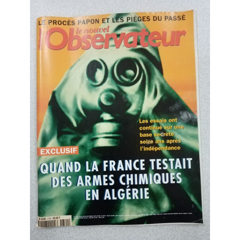 Revue Le Nouvel Observateur n° 1720