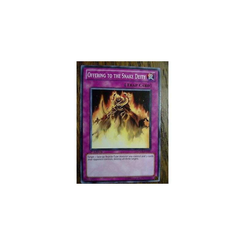 Offering to the Snake Deity LCGX-EN221 Yu-Gi-Oh