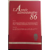 L'ANNEE ADMINISTRATIVE 86