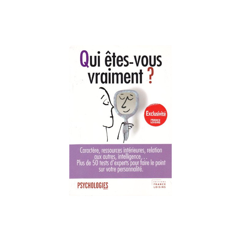Qui êtes vous vraiment ? Caractères ressources intérieures...