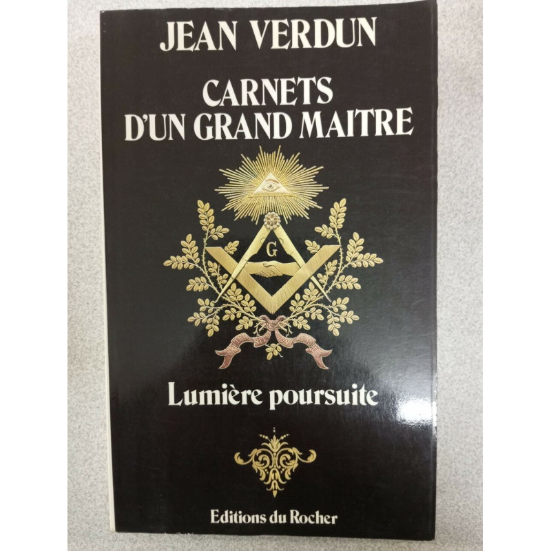 Carnets D'Un Grand Maitre. Lumiere Poursuite