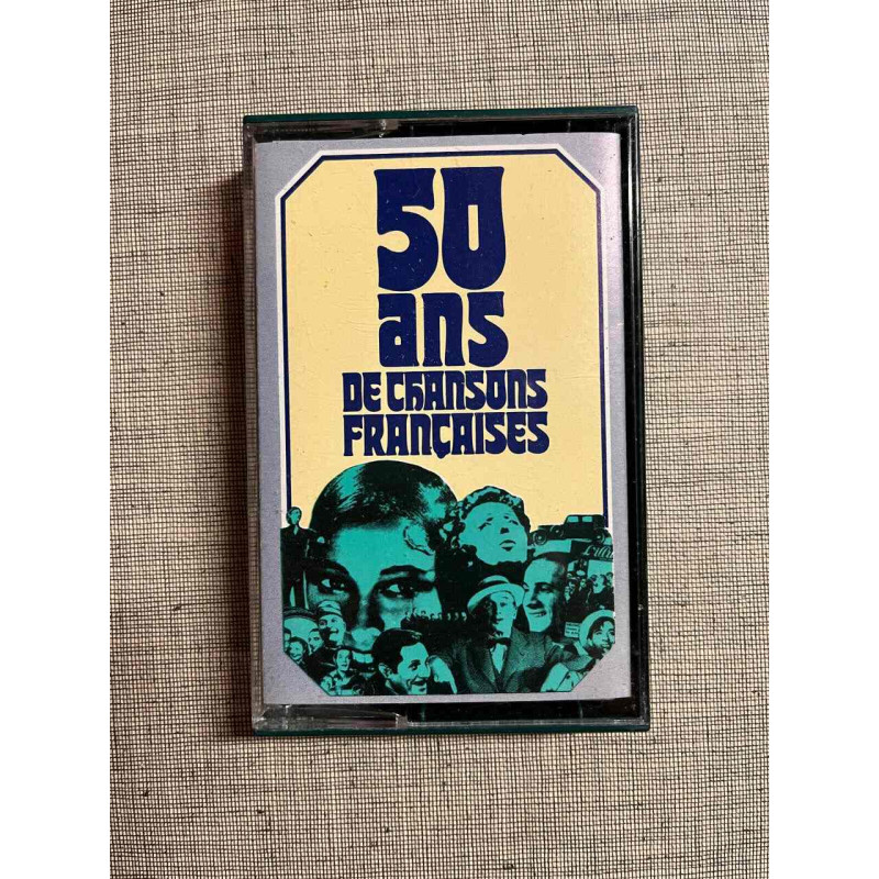 Cassette 50 ans de chanson française l mariano édith piaf Cassette...