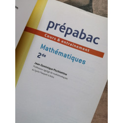 Prepabac Cours Et Entrainement: Maths 2de