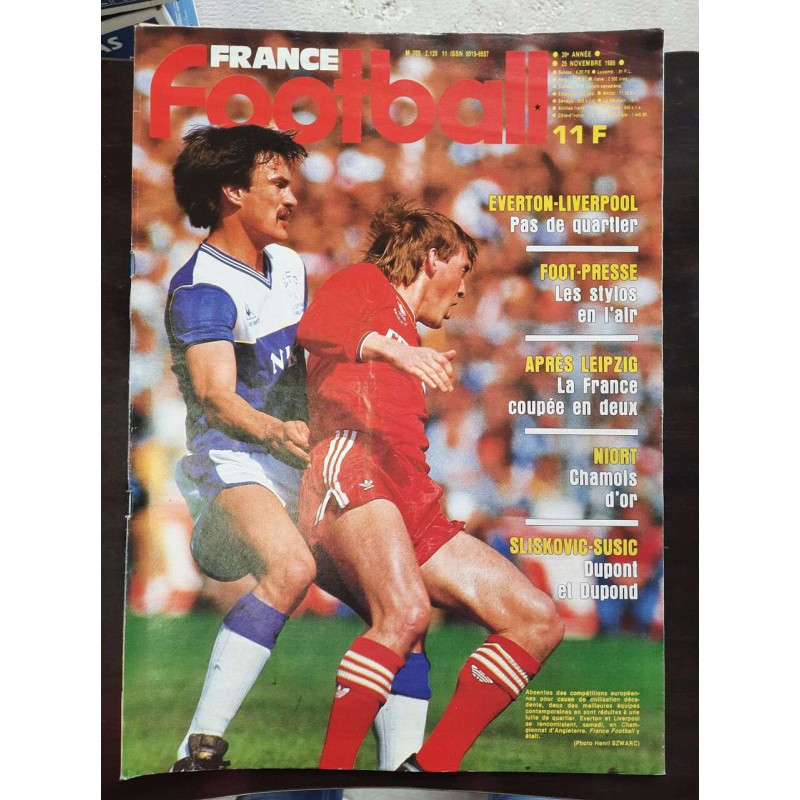 France Football Nº2120 / Novembre 1986