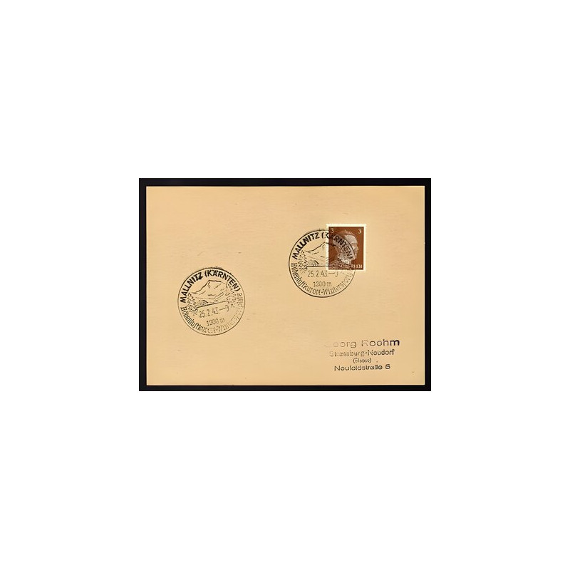 Allemagne n 706 Yv. cachet WW2 MALLNITZ Mi. 782